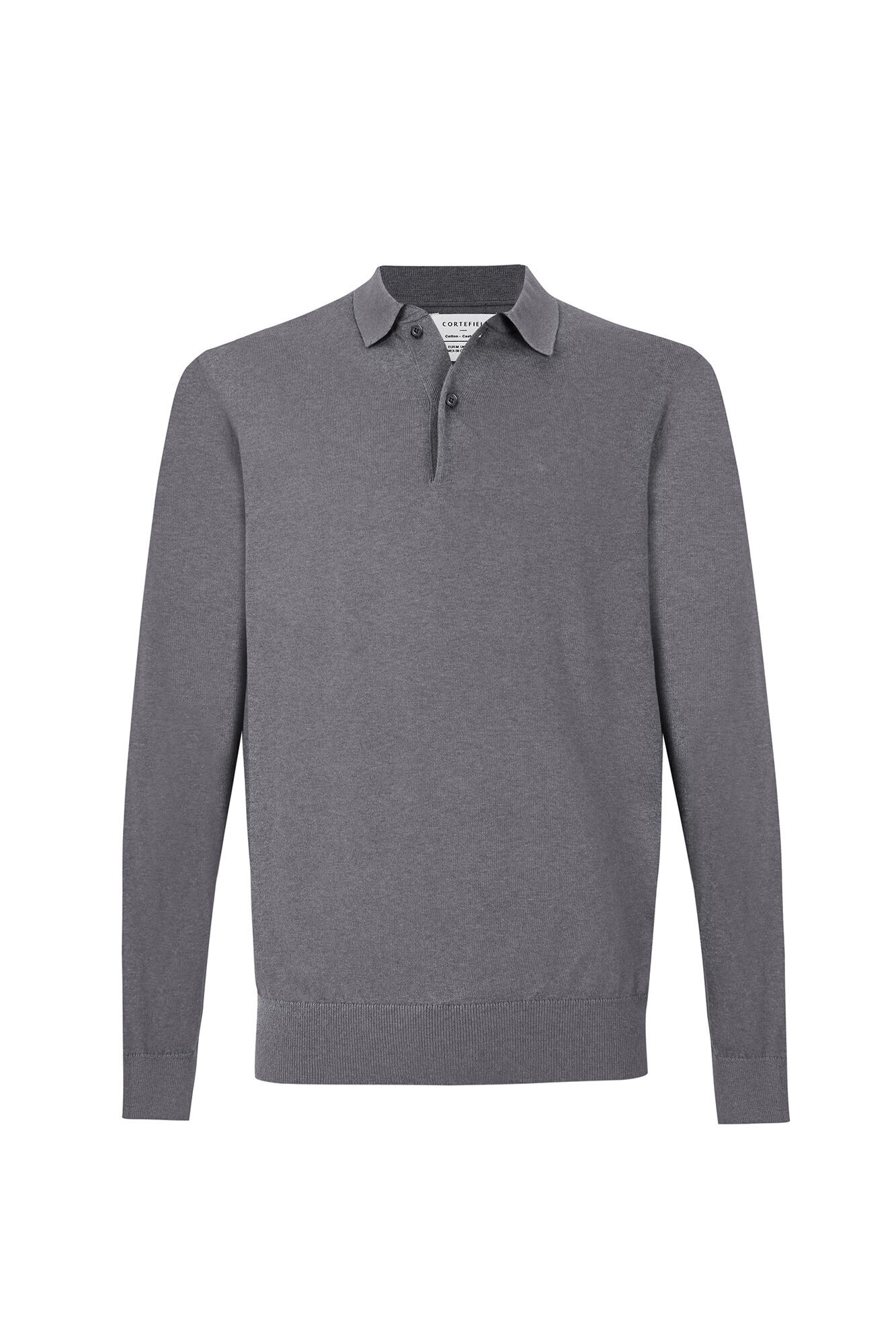 Cortefiel Cotton cashmere knit polo neck jumper
