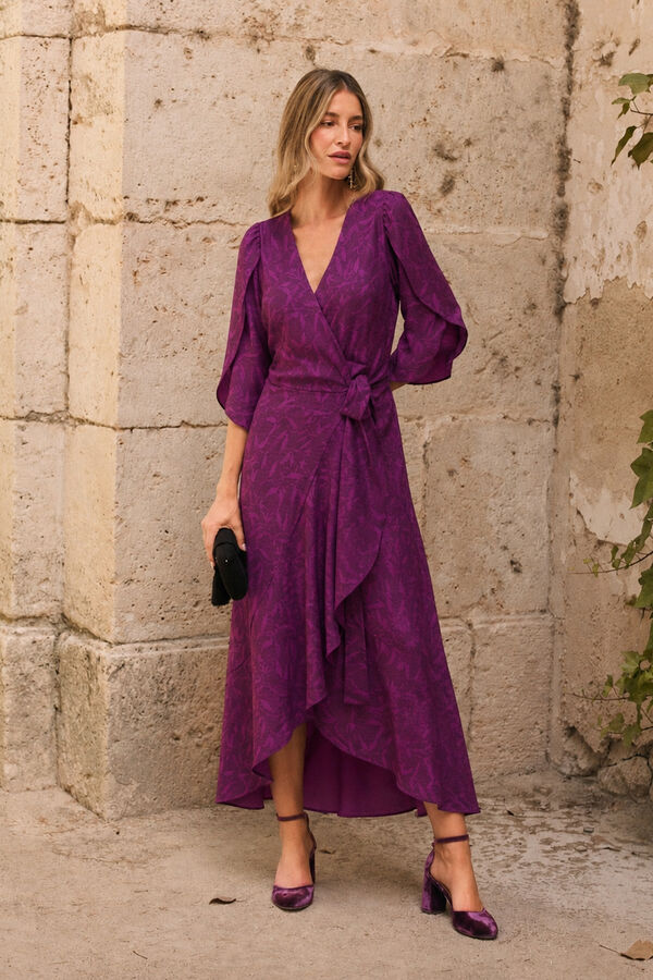 Pol&iacute;n Et Moi Villa long dress Lilac