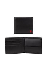 HUGO Cartera con logotipo rojo Negro