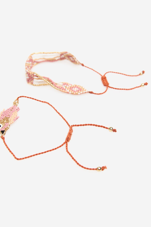 Cortefiel Set de pulseras pez Multicolor