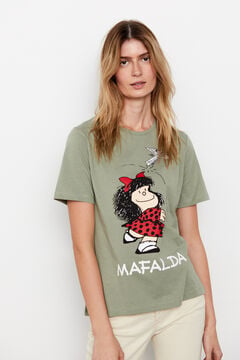 Cortefiel Mafalda T-shirt Green