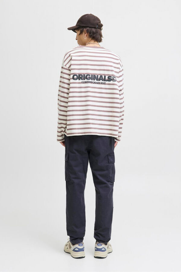 Jack & Jones Calça cargo de regular fit Cinzento