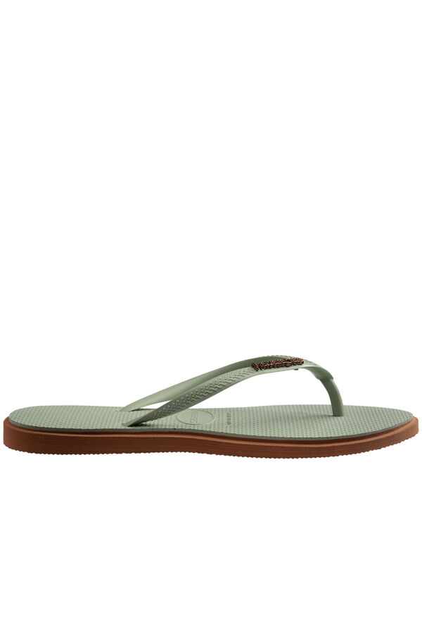 Havaianas Sand&aacute;lia Slim Point Verde