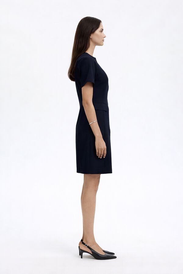 Selected Vestido curto Azul