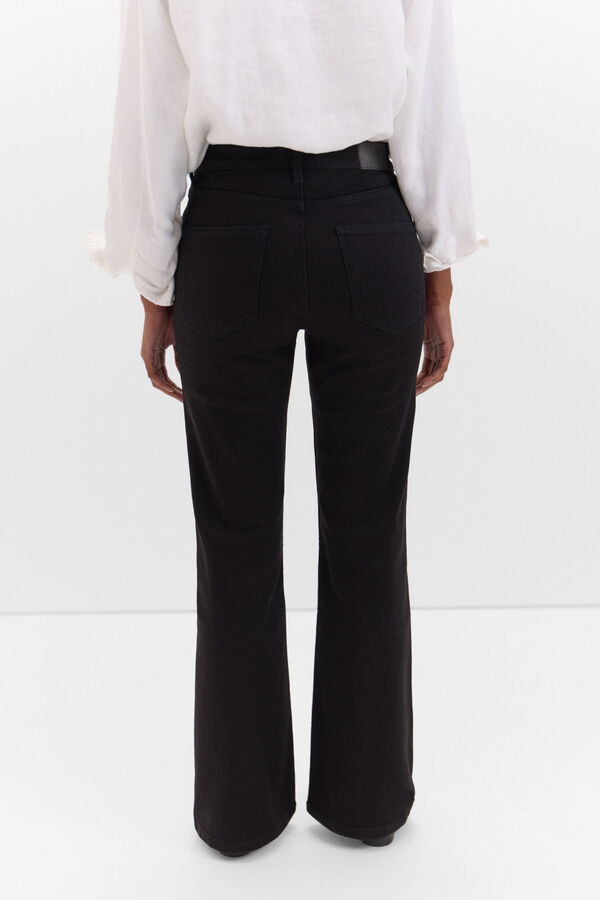 Cortefiel Bell-bottom jeans Black
