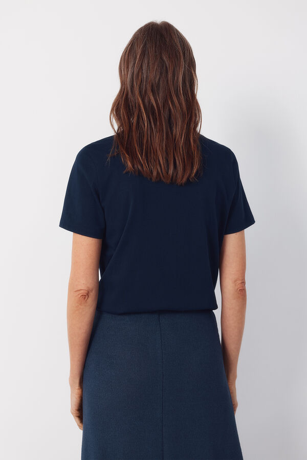 Cortefiel Printed t-shirt Blue