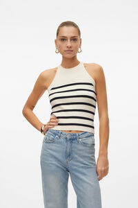 Vero Moda Top de punto cuello halter