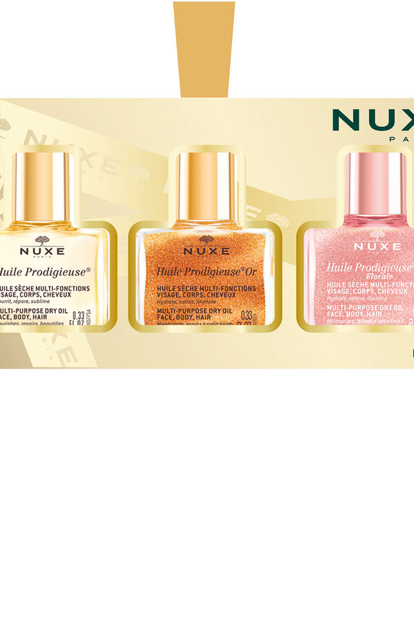 Nuxe NUXE COFRE REGALO HUILE PRODIGIEUSE LOS 3 IC&Oacute;NICOS Amarillo