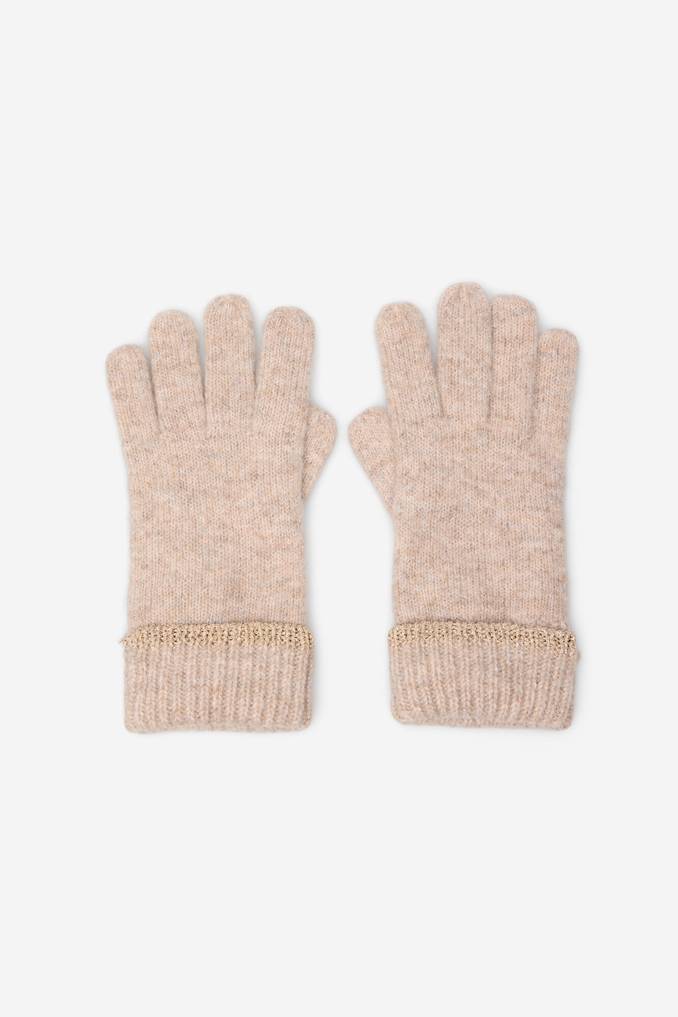 Cortefiel Lurex jersey-knit glove