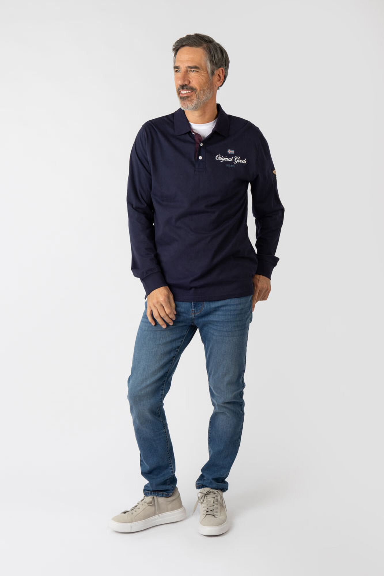 Privata Polo manga larga