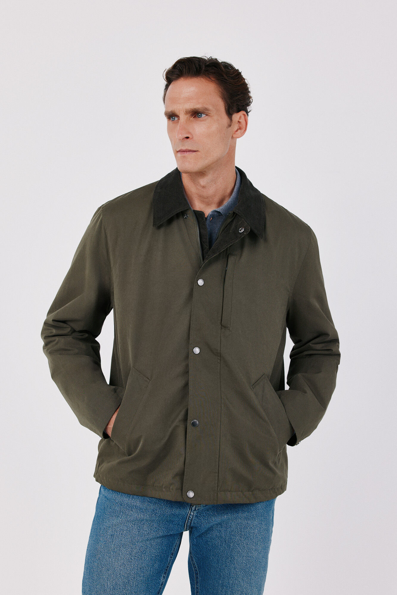Cortefiel Heritage style combination jacket