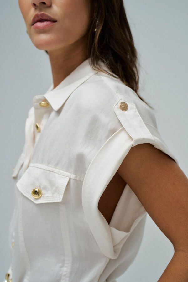 Salsa Jeans Denim jumpsuit Beige