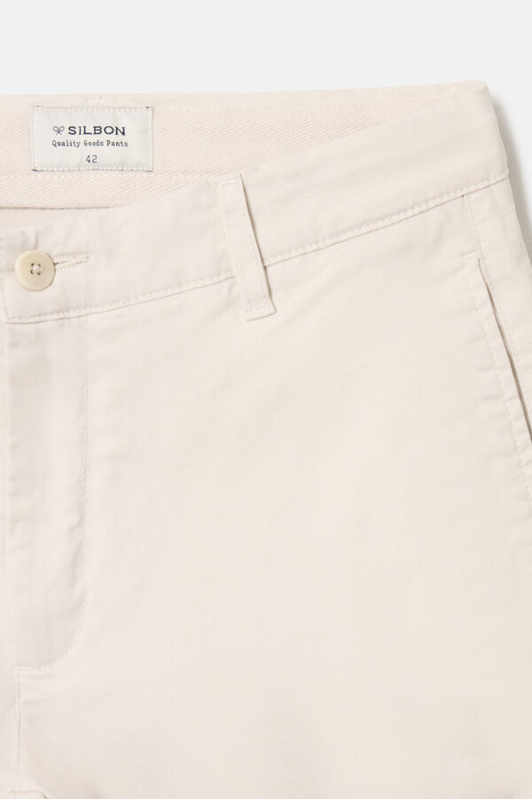 Cortefiel Pantalón sport cargo Beige