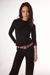 Slowlove Top frunce Black