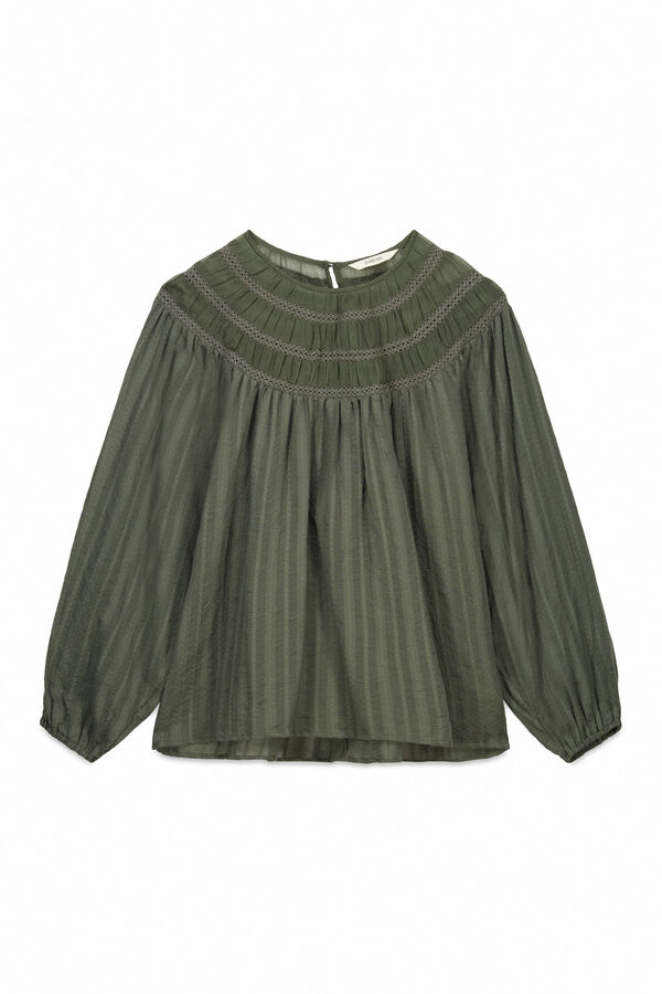Slowlove Blusa combinada Verde