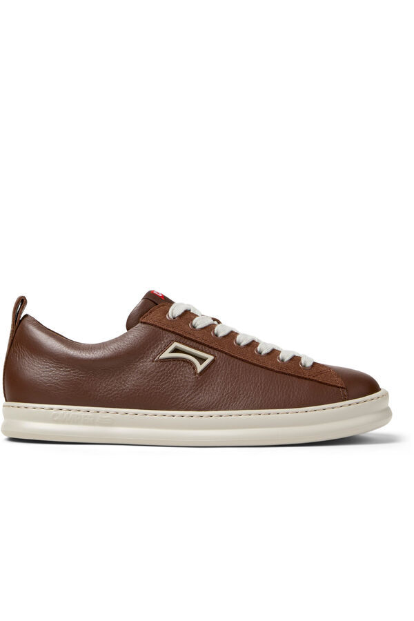 Camper Sapatilhas de pele e nobuck para homem Castanho