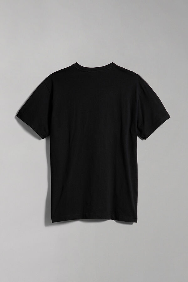 Cortefiel Camiseta de manga corta Box Negro