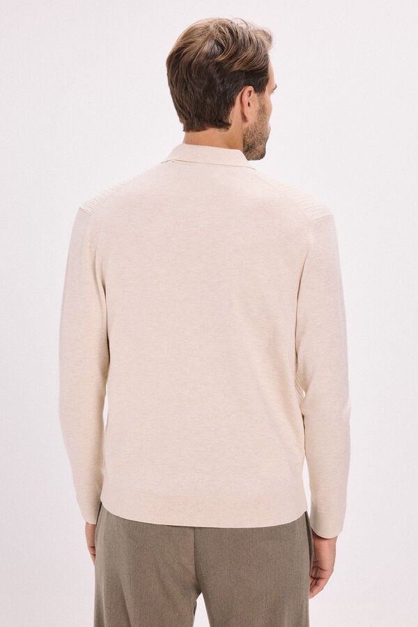 Jack & Jones Jersey polo regular fit Beige