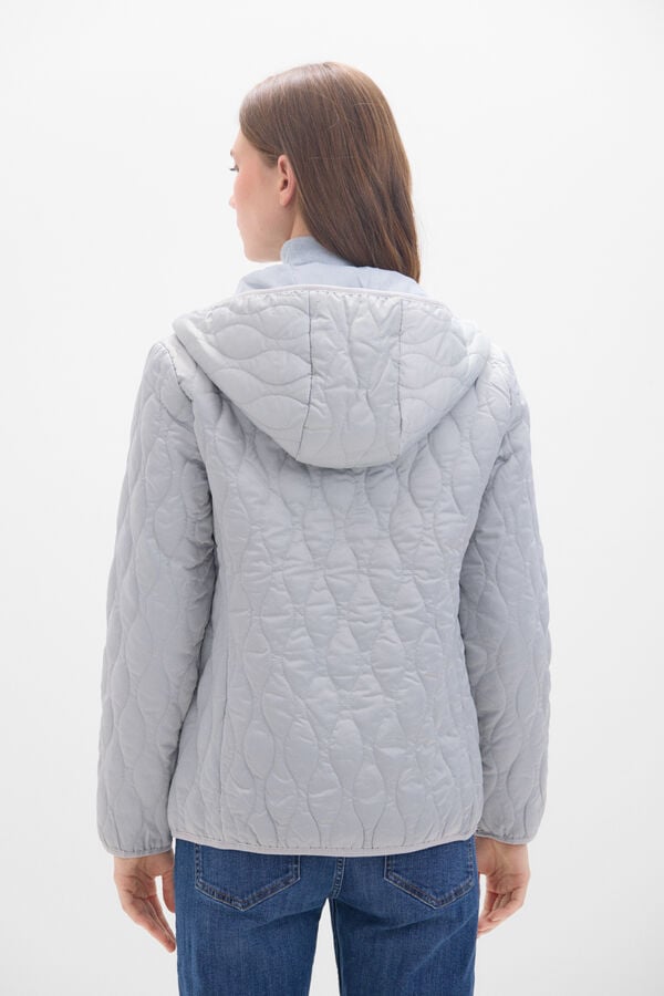 Cortefiel Ultralight quilted jacket Grey