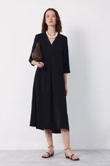 Cortefiel Tunic dress Black