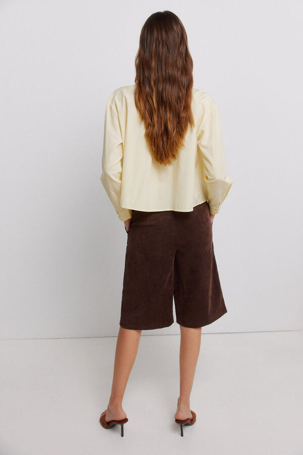 Vila Cal&ccedil;a de culotte fino Castanho