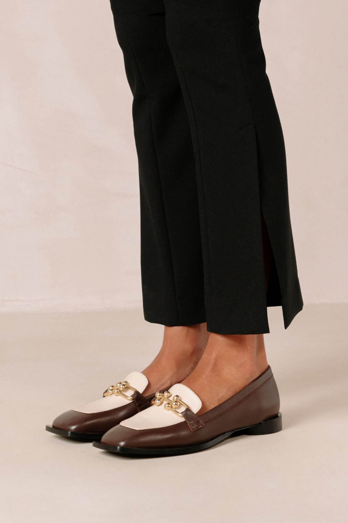 Mocasines Spotlight marr n caf Chaussures pour femme Cortefiel