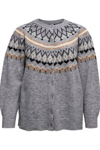 Vero Moda Curve Casaco de malha de malha grega plus size