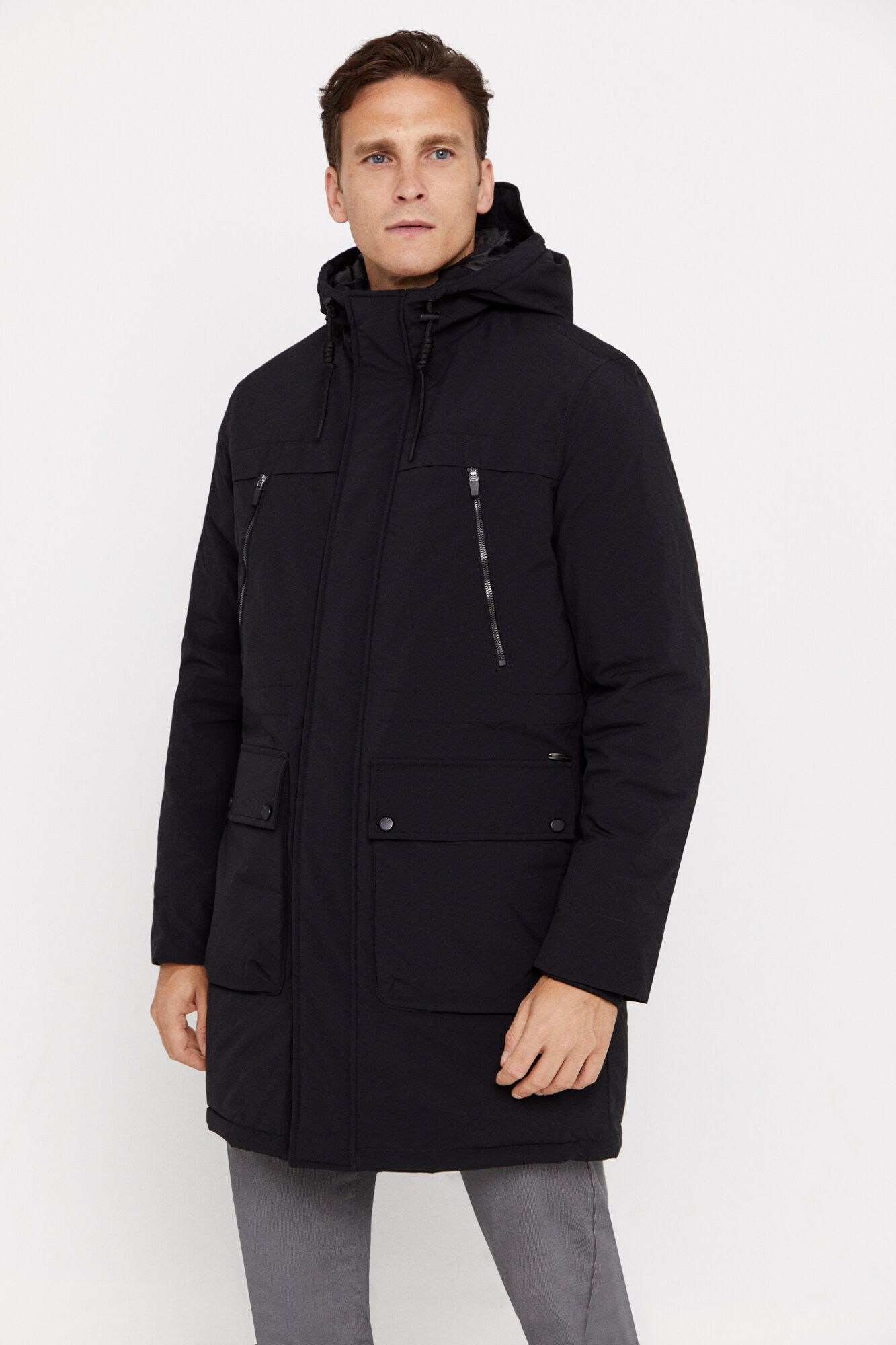 Parka discount comprida homem