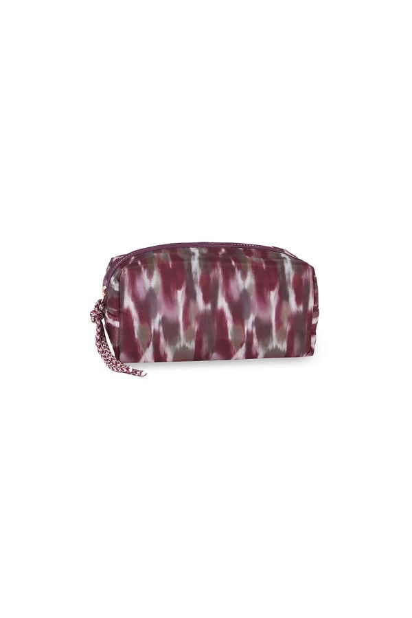 Cortefiel Printed mini vanity case Printed brown