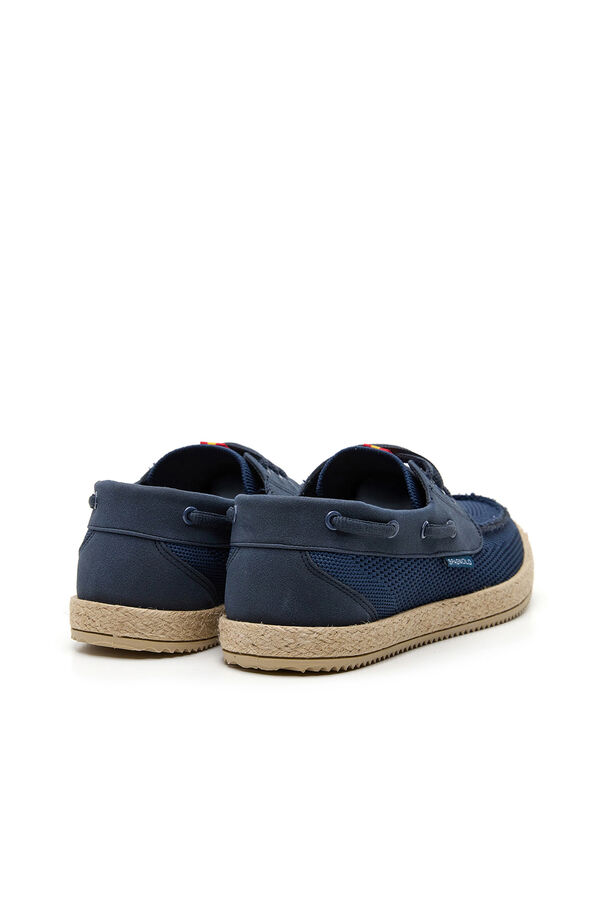 Spagnolo Canvas leisure boat shoe Navy