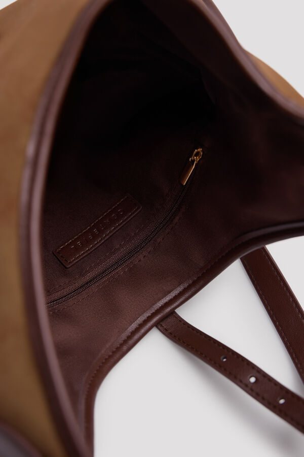 Cortefiel Crossbody bag Camel