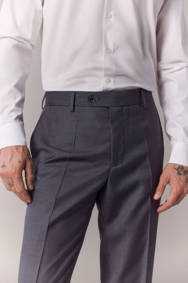 OOTO Serge tailored trousers Grey