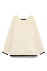 Vero Moda Curve Camisola de malha plus size  Cinzento