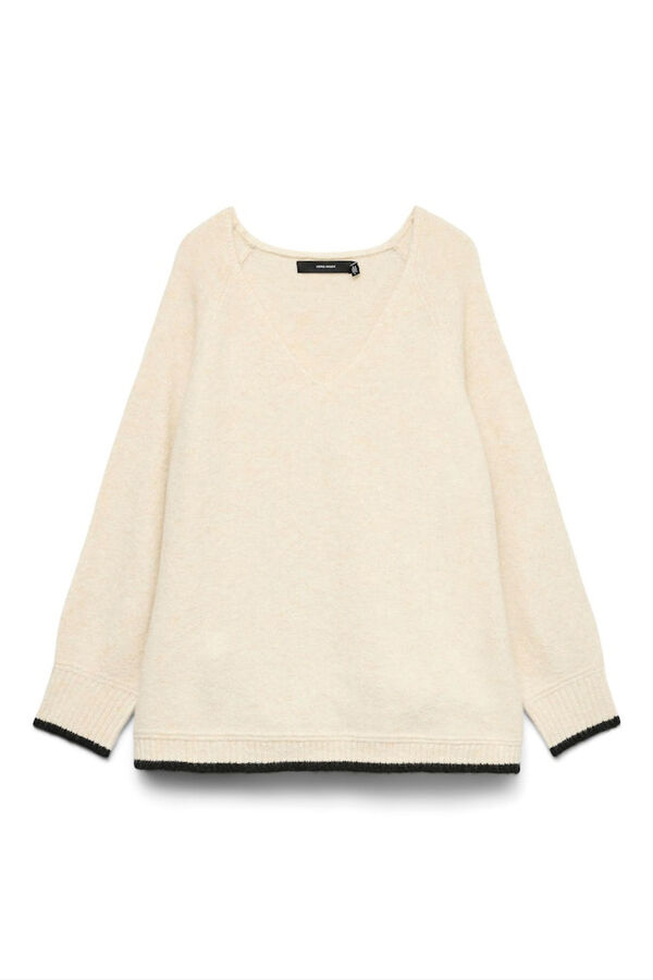 Vero Moda Curve Camisola de malha plus size  Cinzento