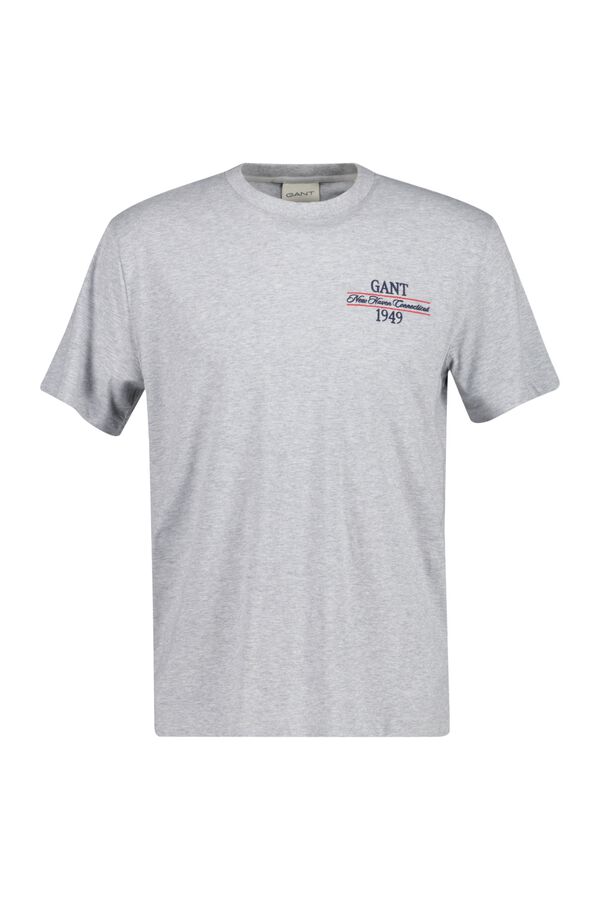 Gant Short sleeve T-shirt Grey