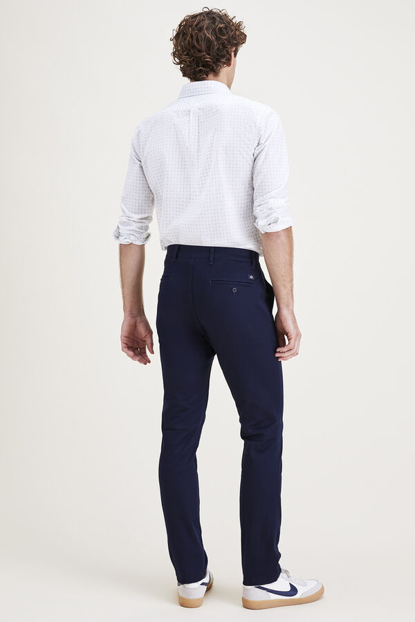 Dockers Calças chino skinny fit original Azul