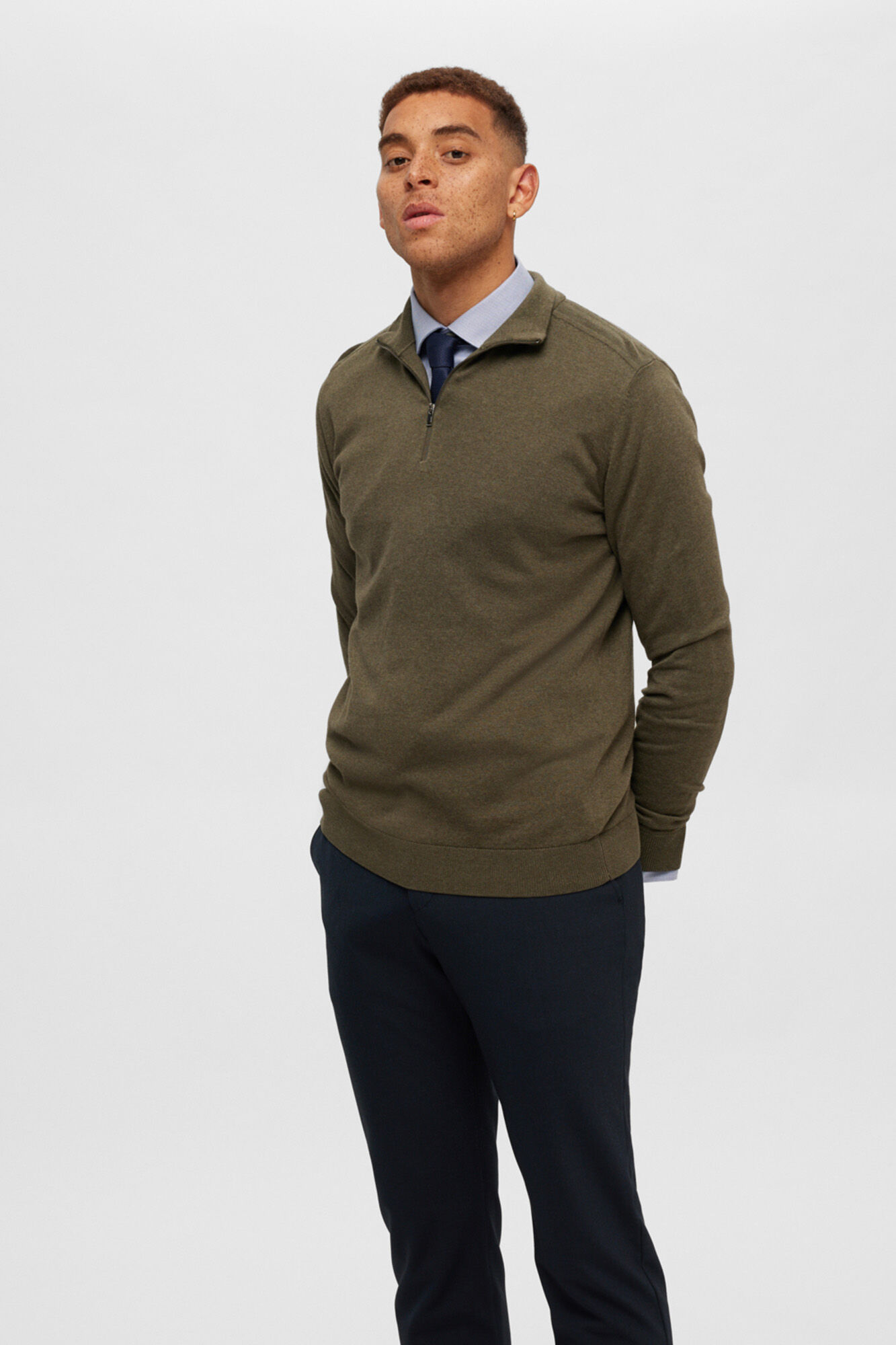 Jersey de hombre cremallera 100 algodon Jerseis y cardigans de hombre Cortefiel