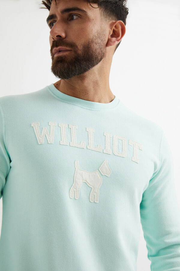 Williot Sweatshirt Williot Patch Azul