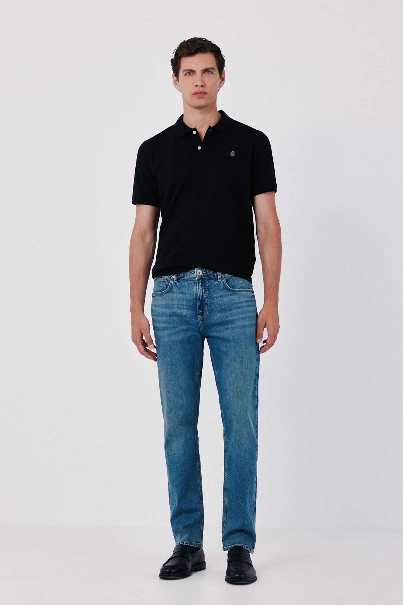 Cortefiel Cal&ccedil;as jeans leves de corte regular