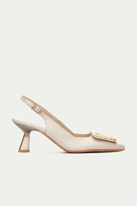 Hispanitas Sandália slingback Nova com enfeite feito à mão