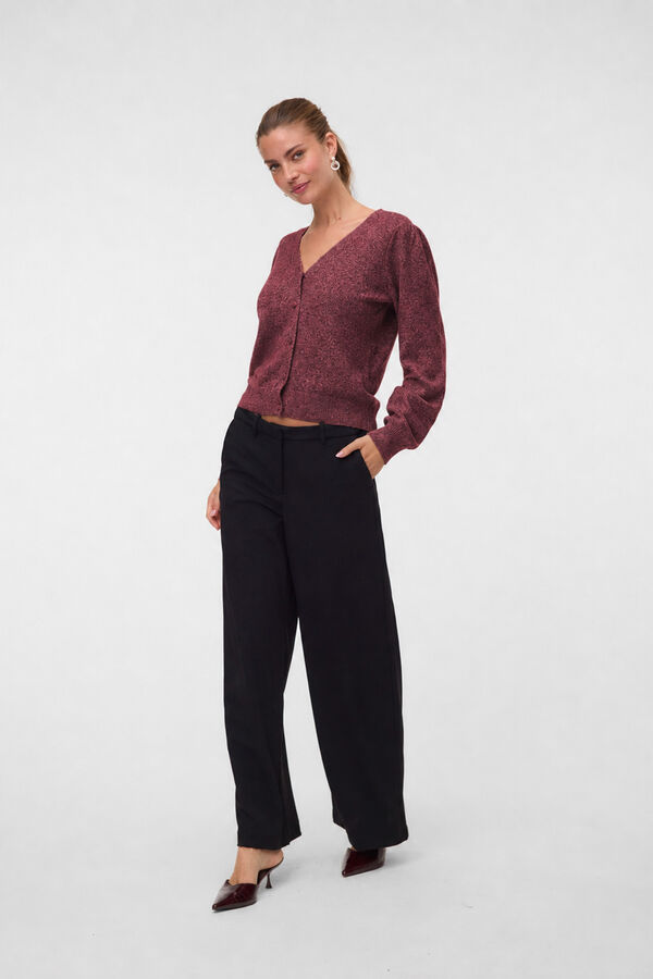 Vero Moda Casaco de malha gola em bico Granada