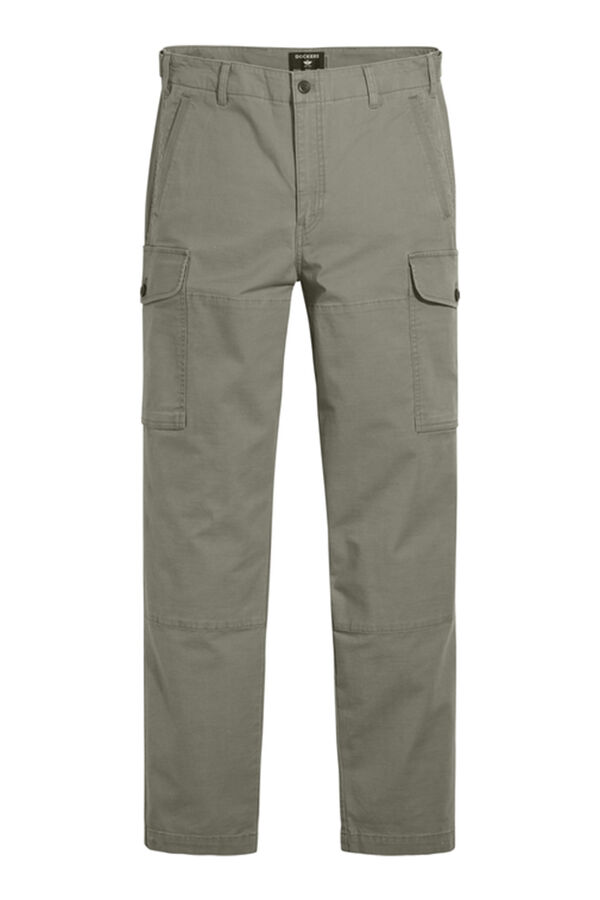 Dockers Calça cargo para homem slim cônica Verde