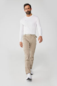 Cortefiel Mount-Stretch convertible trousers Beige
