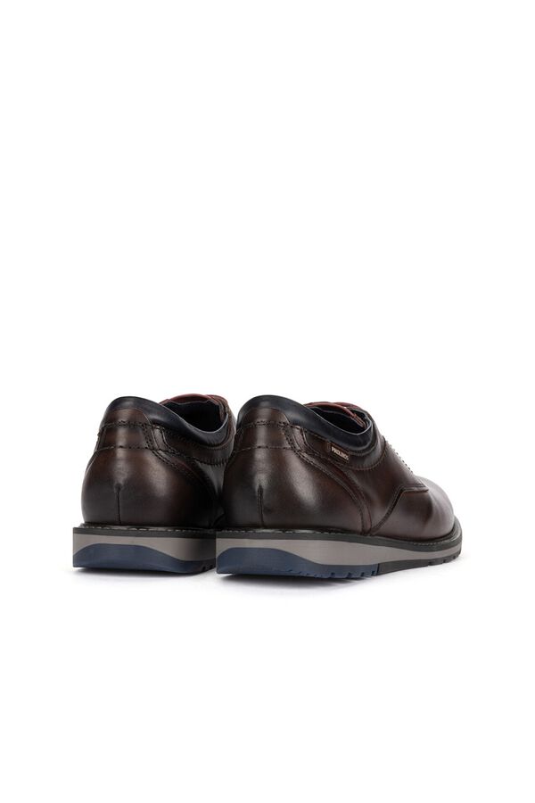 Pikolinos Zapato de cordondes hombre Marr&oacute;n oscuro