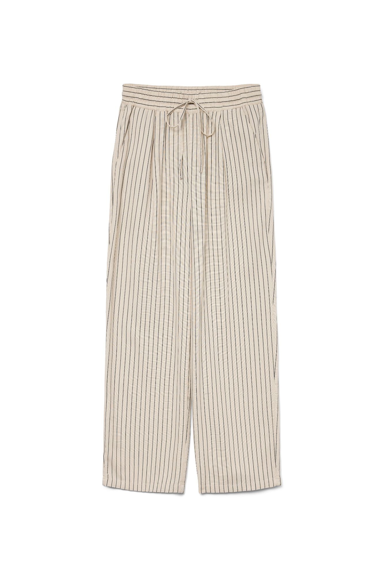 Vero Moda Cal&ccedil;a com cintura el&aacute;stica de linho