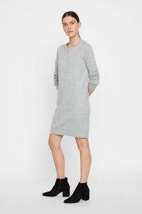 Vero Moda Vestido de malha com malha gola redonda