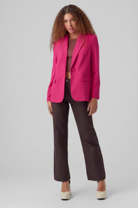 Cortefiel Long-sleeved blazer with pockets Pink