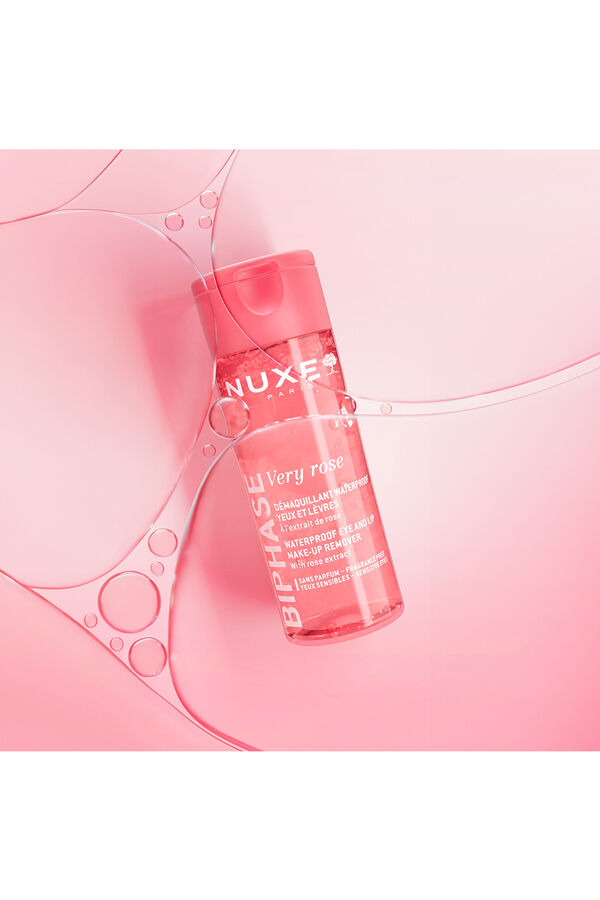 Nuxe Very rose waterproof eyes and lips makeup remover 100ml Fuchsia