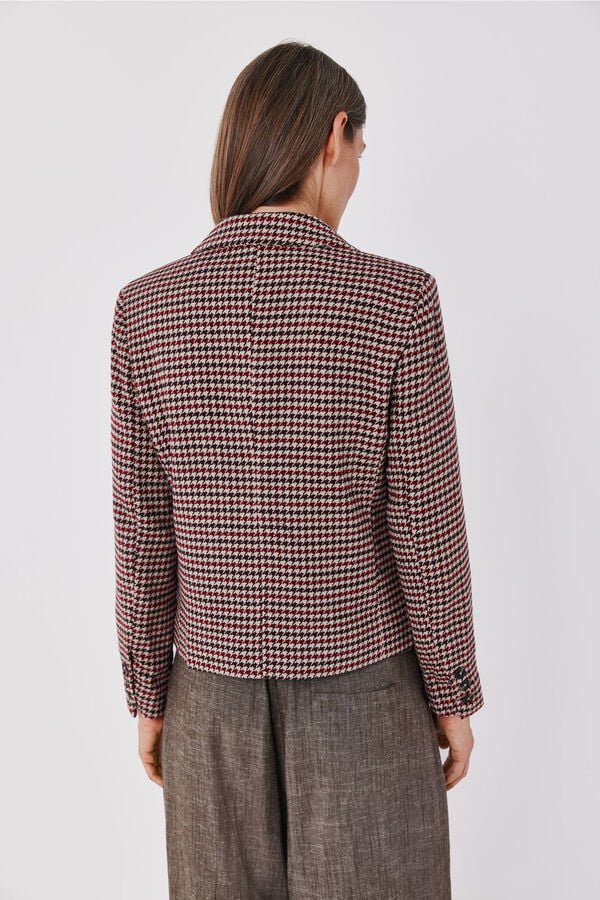 Cortefiel Short blazer Maroon