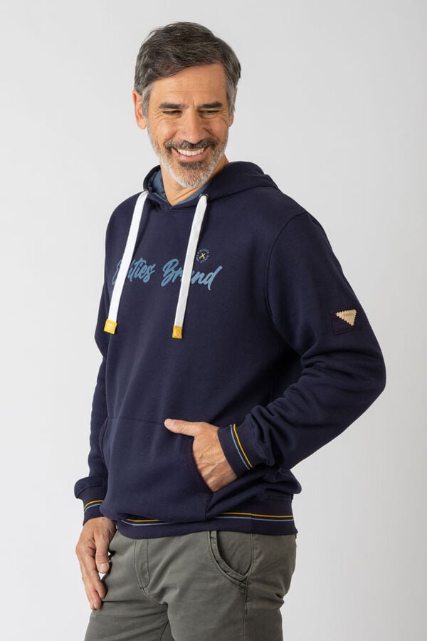 Privata Sweatshirt com gola redonda Azul